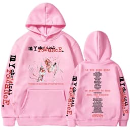 Rock Band My Chemical Romance Hoodies Three Cheers for Sweet Revenge Gothic Hooded Sweatshirts Men's Women Oversized Pullovers