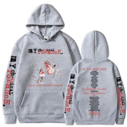 Rock Band My Chemical Romance Hoodies Three Cheers for Sweet Revenge Gothic Hooded Sweatshirts Men's Women Oversized Pullovers