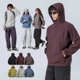 Outdoor Sport Hoodie Men Women Loose Casual Pullover Hooded Sweatshirts Couple Quick Dry Long Sleeve T Shirt Tops