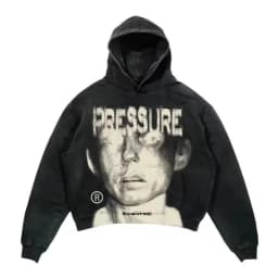 Men Winter y2k Goth Harajuku American street lettering portrait printed wash hoodie couple fashion casual oversized sweatshirt