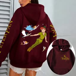 Peter Pan Men Hoodie Cartoon Anime Women Pullover Tops 2026 New Fashion Autumn Winter Couple Sweatshirts Clothes