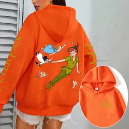 Peter Pan Men Hoodie Cartoon Anime Women Pullover Tops 2026 New Fashion Autumn Winter Couple Sweatshirts Clothes