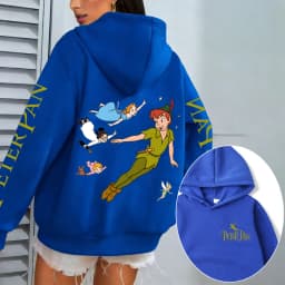 Peter Pan Men Hoodie Cartoon Anime Women Pullover Tops 2026 New Fashion Autumn Winter Couple Sweatshirts Clothes