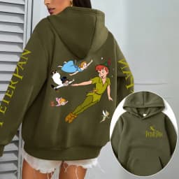 Peter Pan Men Hoodie Cartoon Anime Women Pullover Tops 2026 New Fashion Autumn Winter Couple Sweatshirts Clothes