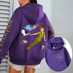 Peter Pan Men Hoodie Cartoon Anime Women Pullover Tops 2026 New Fashion Autumn Winter Couple Sweatshirts Clothes