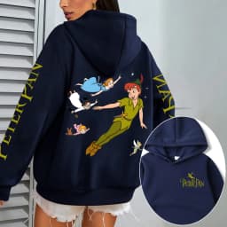 Peter Pan Men Hoodie Cartoon Anime Women Pullover Tops 2026 New Fashion Autumn Winter Couple Sweatshirts Clothes