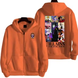 Villains Evil Queen Women Zipper Hoodie Cartoon Anime Spring Autumn Men Sweatshirt 2026 New Fashion Couple Jackets Coats
