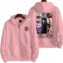 Villains Evil Queen Women Zipper Hoodie Cartoon Anime Spring Autumn Men Sweatshirt 2026 New Fashion Couple Jackets Coats