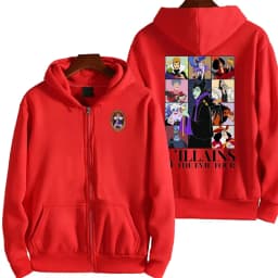 Villains Evil Queen Women Zipper Hoodie Cartoon Anime Spring Autumn Men Sweatshirt 2026 New Fashion Couple Jackets Coats