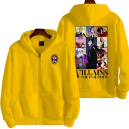 Villains Evil Queen Women Zipper Hoodie Cartoon Anime Spring Autumn Men Sweatshirt 2026 New Fashion Couple Jackets Coats