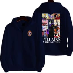Villains Evil Queen Women Zipper Hoodie Cartoon Anime Spring Autumn Men Sweatshirt 2026 New Fashion Couple Jackets Coats