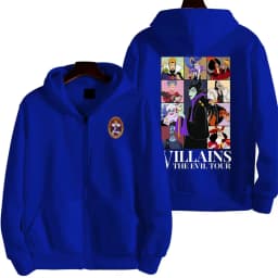 Villains Evil Queen Women Zipper Hoodie Cartoon Anime Spring Autumn Men Sweatshirt 2026 New Fashion Couple Jackets Coats