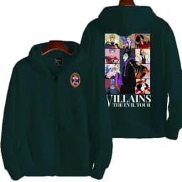 Villains Evil Queen Women Zipper Hoodie Cartoon Anime Spring Autumn Men Sweatshirt 2026 New Fashion Couple Jackets Coats