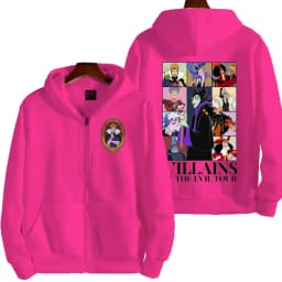 Villains Evil Queen Women Zipper Hoodie Cartoon Anime Spring Autumn Men Sweatshirt 2026 New Fashion Couple Jackets Coats