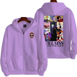 Villains Evil Queen Women Zipper Hoodie Cartoon Anime Spring Autumn Men Sweatshirt 2026 New Fashion Couple Jackets Coats