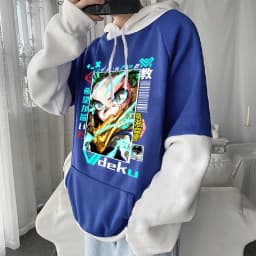 Japan Anime My Hero Academia Midoriya Izuku Deku Printed Hooded Men Women Hoodies Plus Size Sweatshirt Harajuku Male Streetwear