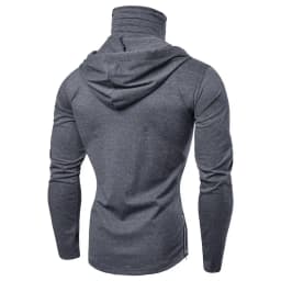 Ninja Mask Long Sleeved Hoodie Men Autumn Streetwear Large Open-forked Hip Hop Mens Sweatshirts Tops Gym Hooded Sudaderas Hombre