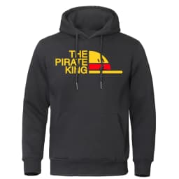 THE PIRATE KING Hoodies For Man 2019 Autumn Winter Fleece Sweatshirts Japanese Anime Men's Hoodie Streetwear Brand Pullover
