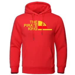 THE PIRATE KING Hoodies For Man 2019 Autumn Winter Fleece Sweatshirts Japanese Anime Men's Hoodie Streetwear Brand Pullover