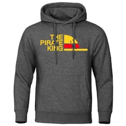 THE PIRATE KING Hoodies For Man 2019 Autumn Winter Fleece Sweatshirts Japanese Anime Men's Hoodie Streetwear Brand Pullover