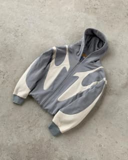 American Fashion Embroidery Personality Flash Diamond Oversize Zipper Hoodie Men Y2K New Harajuku Gothic Casual Joker Sweatshirt