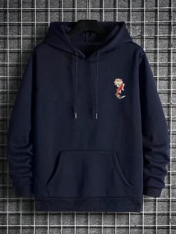 Beautiful Japanese Lotus Koi Prints Daily Comfy Hooded Casual Basics Clothing Autumn Pocket Streetwear Classic Loose Pullovers
