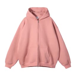 ZODF New Men Double Headed Zipper Fleece Hoodies Unisex Loose Basic Solid Warm Hooded Sweatshirts Coats For Winter HY0633
