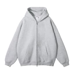 ZODF New Men Double Headed Zipper Fleece Hoodies Unisex Loose Basic Solid Warm Hooded Sweatshirts Coats For Winter HY0633