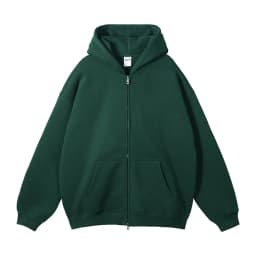 ZODF New Men Double Headed Zipper Fleece Hoodies Unisex Loose Basic Solid Warm Hooded Sweatshirts Coats For Winter HY0633