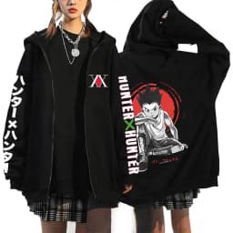 Anime Hunter X Hunter Hoodies Killua Zoldyck Sweatshirts Hisoka Chrollo Cosplay Hoodie Men's Women's Oversized Jacket Streetwear