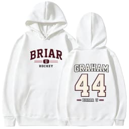 Off Campus Briar University Hockey Graham 44 Graphic Hoodie Men Women Vintage Oversized Sweatshirt Male Fashion Pullover Hoodies