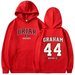 Off Campus Briar University Hockey Graham 44 Graphic Hoodie Men Women Vintage Oversized Sweatshirt Male Fashion Pullover Hoodies