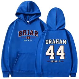 Off Campus Briar University Hockey Graham 44 Graphic Hoodie Men Women Vintage Oversized Sweatshirt Male Fashion Pullover Hoodies
