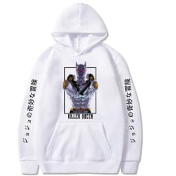 Japanese anime Jojo Bizarre Adventure Killer Queen Anime Manga Hoodie Pullovers Tops Meruem Fashion Unisex Long Sleeves Winter