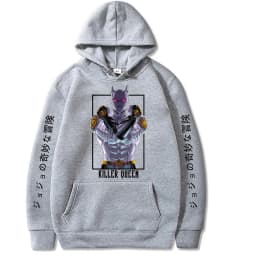 Japanese anime Jojo Bizarre Adventure Killer Queen Anime Manga Hoodie Pullovers Tops Meruem Fashion Unisex Long Sleeves Winter