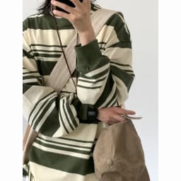 Cityboy Vintage Striped Hoodie Men's Loose Base Layer Top Casual Loose Sea Soul Shirt round Neck Sweatshirt for Youth