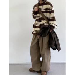 Cityboy Vintage Striped Hoodie Men's Loose Base Layer Top Casual Loose Sea Soul Shirt round Neck Sweatshirt for Youth
