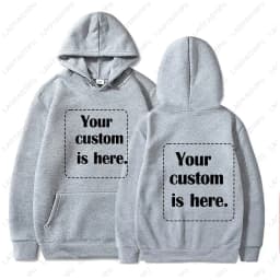 2024 New Custom Hoodie Diy Text Couple Friends Family Design Image Print Clothing Sports Autumn Leisure Harajuku Hoodies