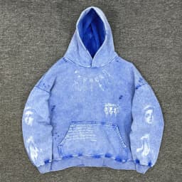 Yao Fashion Streetwear Oversize Casual Cotton Hooded Vintage Sweatshirt Luxury Retro High Street Y2k Hoodies For Men Unisex
