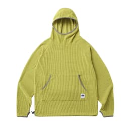 Unisex Waffle-Knit Fleece Hoodie – Warm & Breathable Outdoor Pullover for Autumn & Winter, Perfect for Couples & Active Wear