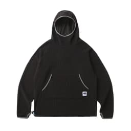 Unisex Waffle-Knit Fleece Hoodie – Warm & Breathable Outdoor Pullover for Autumn & Winter, Perfect for Couples & Active Wear
