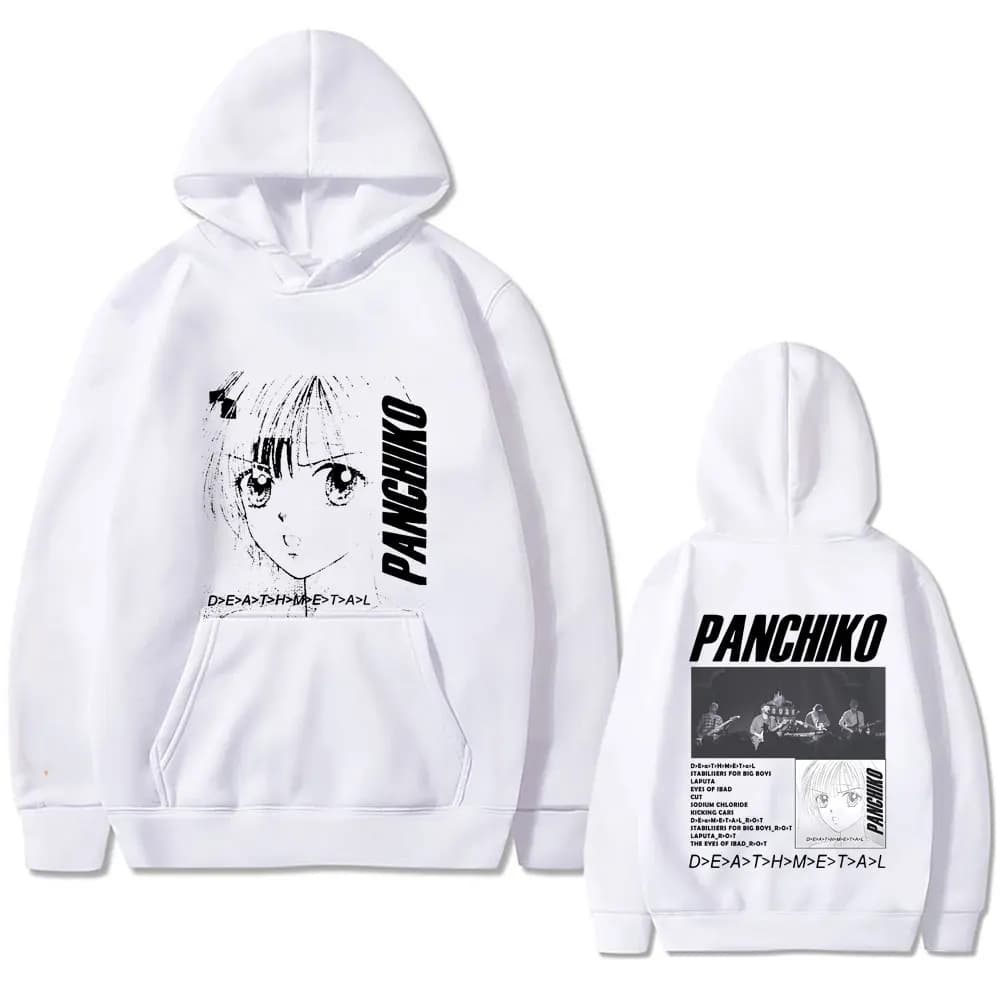 Rock Band Panchiko DEATHMETAL Album Graphic Hoodie Men Women Gothic Vintage Oversized Sweatshirt Men's Fleece Cotton Hoodies