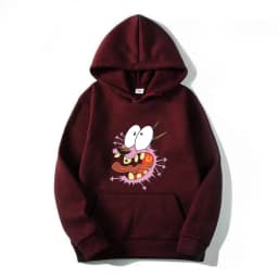 Courage The Cowardly Dog Anime Men Hoodie 2025 New Casual Cartoon Women Pullover Tops Spring Autumn Couple Sweatshirts Clothes