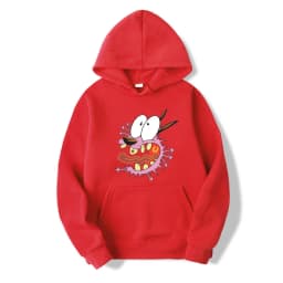 Courage The Cowardly Dog Anime Men Hoodie 2025 New Casual Cartoon Women Pullover Tops Spring Autumn Couple Sweatshirts Clothes