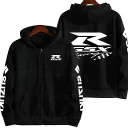 Suzuki GSXR Racing Motorcycle Men's Spring and Autumn New Zipper Hoodie Outdoor Sports Clothing Women's Running Coat