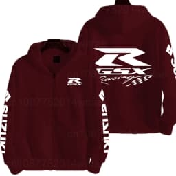 Suzuki GSXR Racing Motorcycle Men's Spring and Autumn New Zipper Hoodie Outdoor Sports Clothing Women's Running Coat