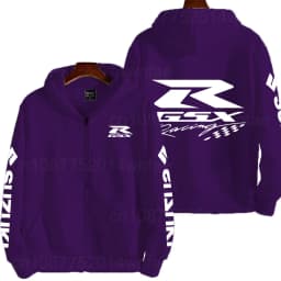 Suzuki GSXR Racing Motorcycle Men's Spring and Autumn New Zipper Hoodie Outdoor Sports Clothing Women's Running Coat