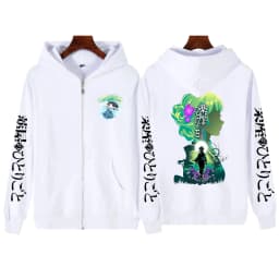The Apothecary Diaries Anime Sweatshirt Maomao Print Hooded Men Women Manga Zip Hoodies Casual Zip Jacket Harajuku Streetwear