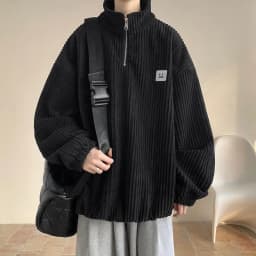 Men Harajuku Sweatshirts 2025 New Streetwear Unisex Couple Basic Pullover Outwear