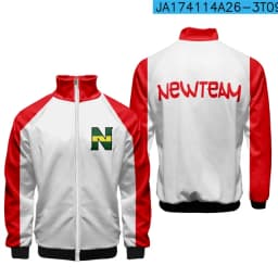 3D Print Anime Captain Tsubasa Ozora Tsubasa Kojiro Hyuga Costume Unisex Hoodie Zipper Hooded Jacket Soccer Jerseys Uniform